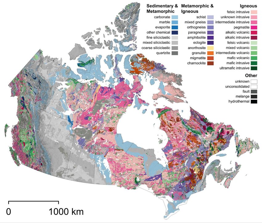 Geological Map of Canada 2024
